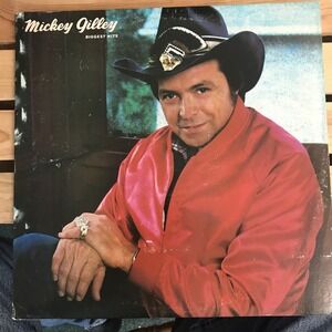 Mickey Gilley Biggest Hits LP Vinyl Record Epic FE 38320 Country Music Album